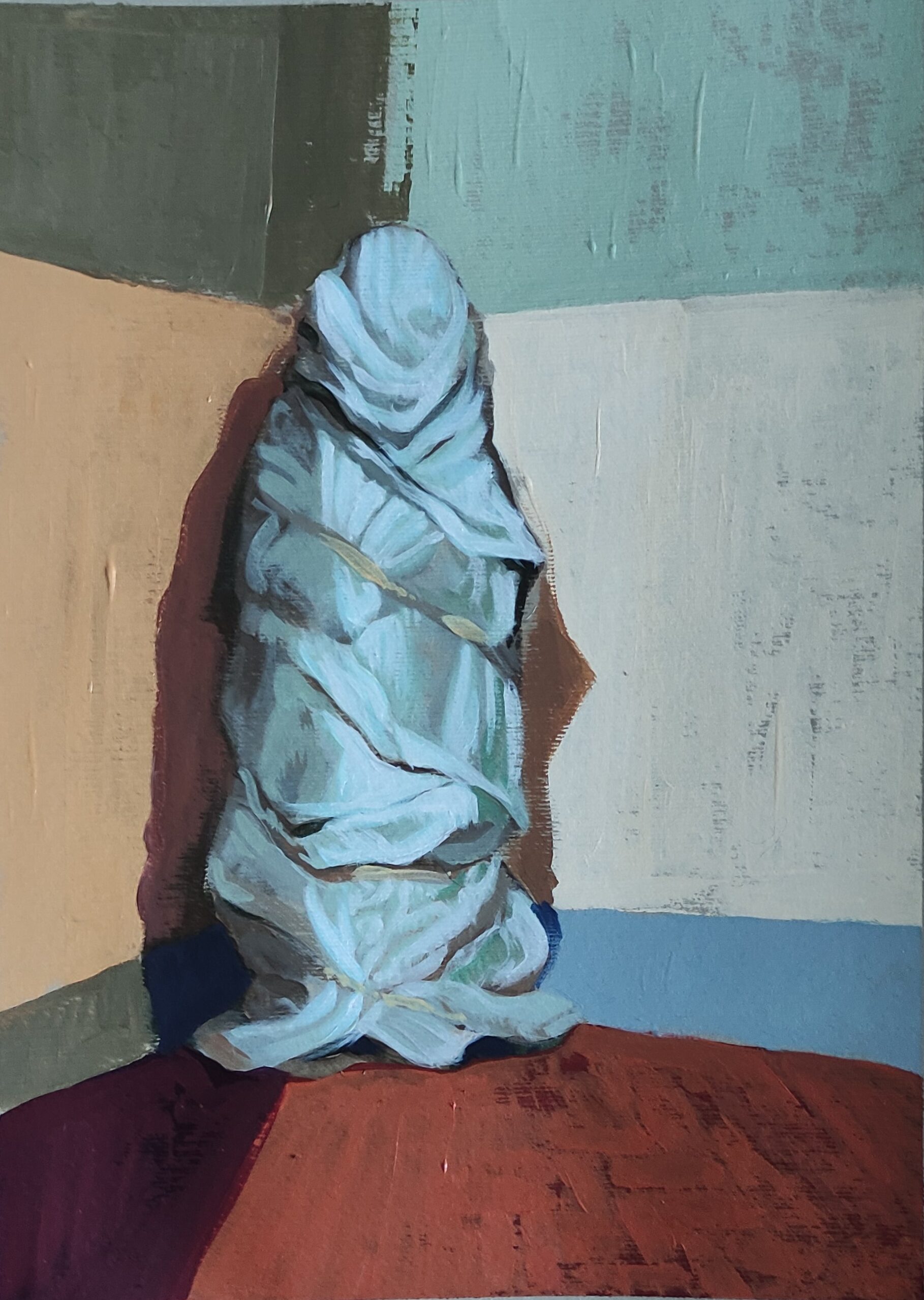 Forma nascosta - pastello ad olio su cartonicino (40 x 30)